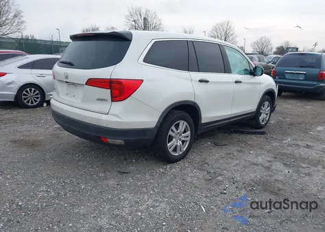 2018 Honda Pilot Lx from USA, damaged, VIN 5FNYF6H16JB053368
